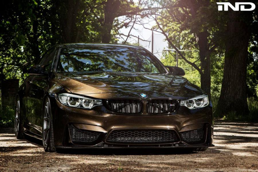  BMW M4 Coupe Pyrite Brown by IND 2015 года  (фото 2 из 14)